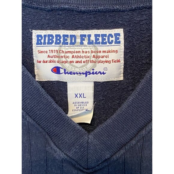 Los Angeles Clippers Champion Ribbed Fleece Men's XXL Sweater Champion Vintage - Picture 6 of 7